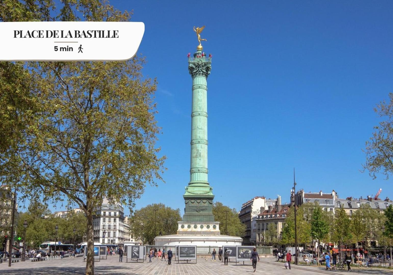 Bluestay 114 : Superbe Appartement A Bastille Parigi Esterno foto